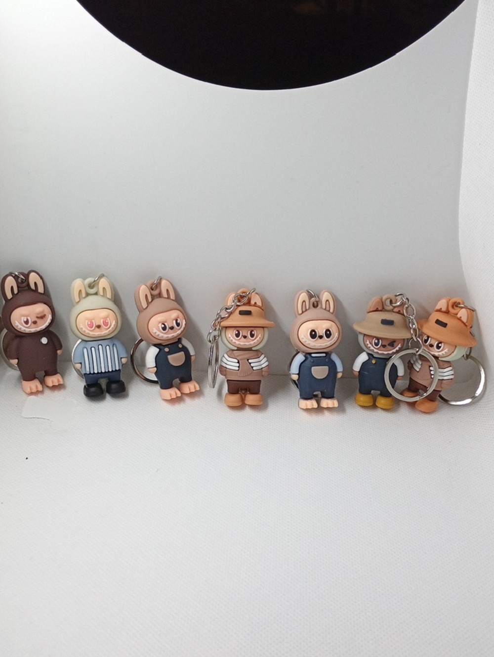 Monster Character Keychain 7 Piece Set